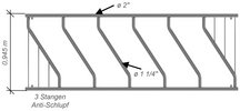Diagonalfressgitter für Kühe
